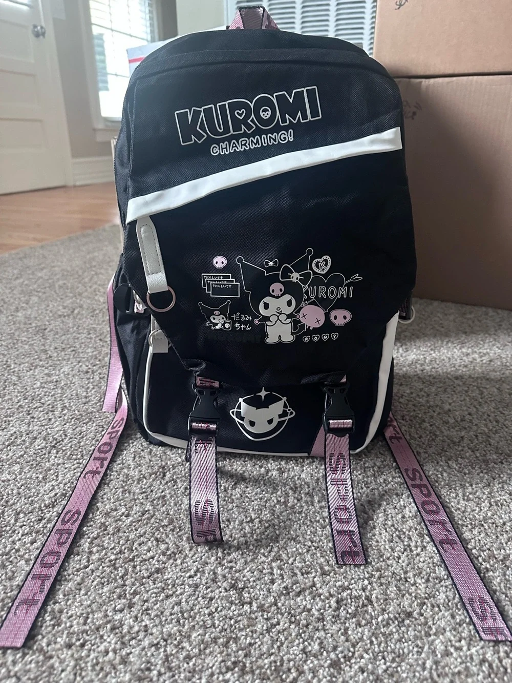 Kuromi backpack plus school supplies All New Never Used
